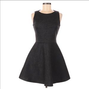 Alice + Olivia Scuba Fit & Flare Mini Dress